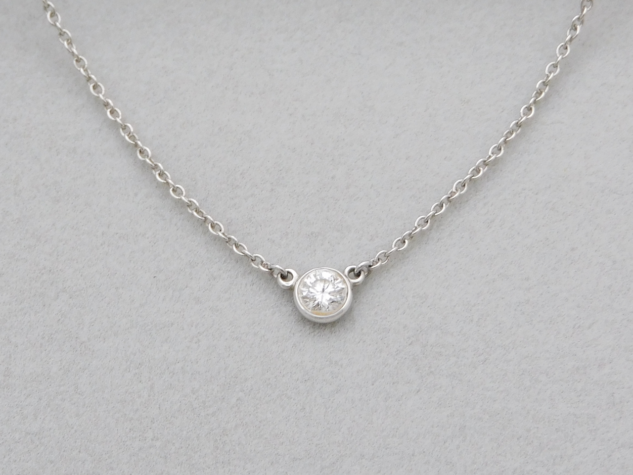 ティファニー Pt950　バイザヤードペンダント